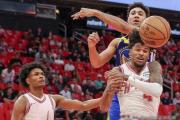 九游娱乐-NBA总决赛首场比赛，勇士队险胜火箭队！
